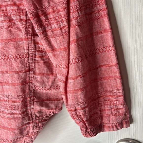 MOUNTAIN HARDWARE Palisade Long Sleeve Cotton/Linen Blend Top Size Medium - Picture 15 of 16